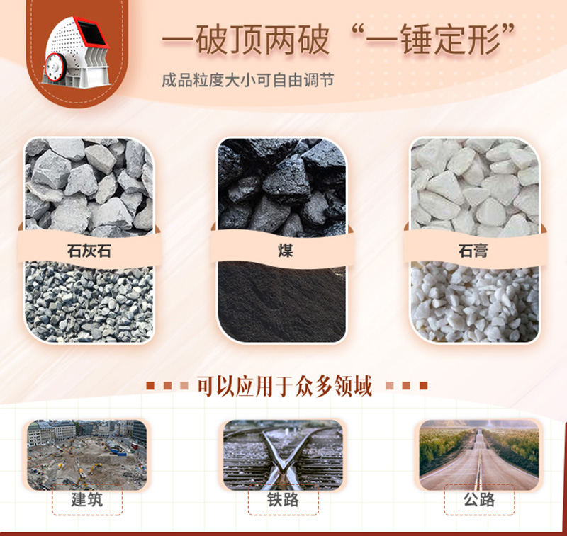 錘破一機(jī)兩用，可自成一條生產(chǎn)線