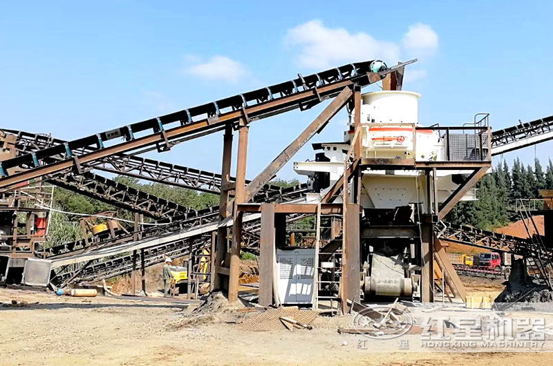 制砂機(jī)成品粒型好，成品多用于建筑工程，道路基建